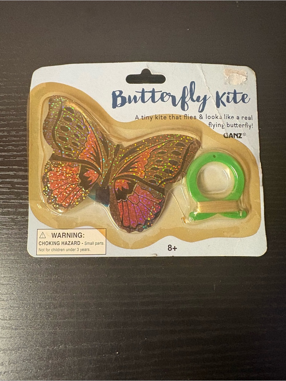 GANZ Butterfly Kite Holographic Mini Flying Outdoor Toy NWT